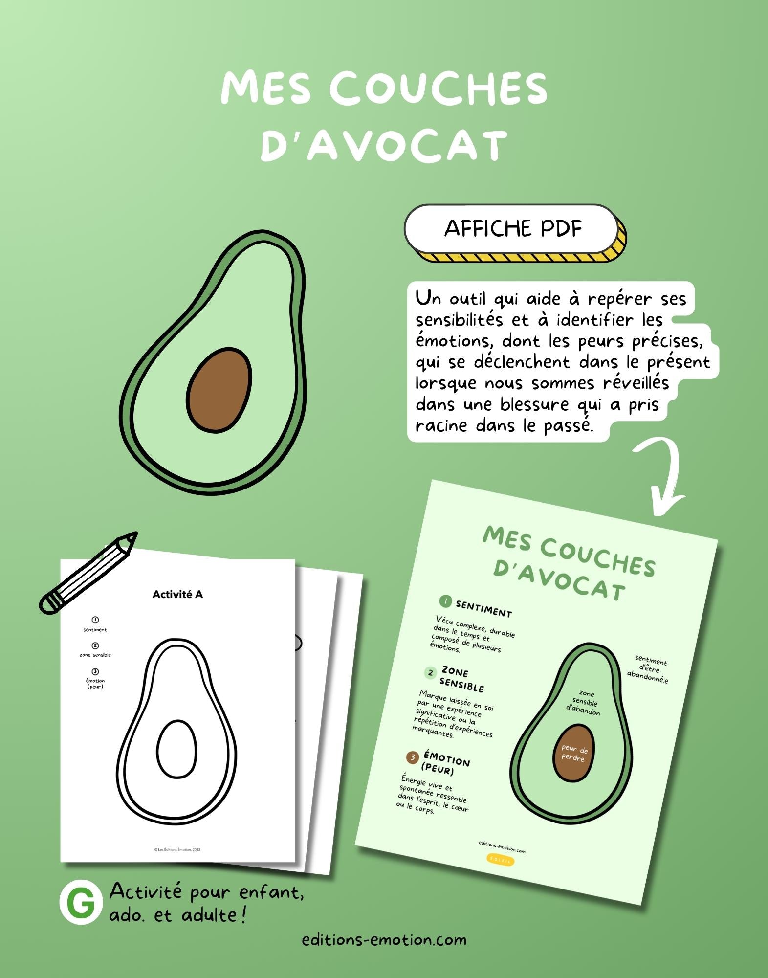 Affiche - Mes couches d'avocat | Les Éditions Émotion