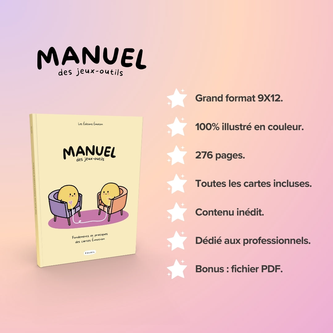 Manuel des jeux-outils - Fondements et pratiques des cartes É•mot•ion | Éditions Émotion