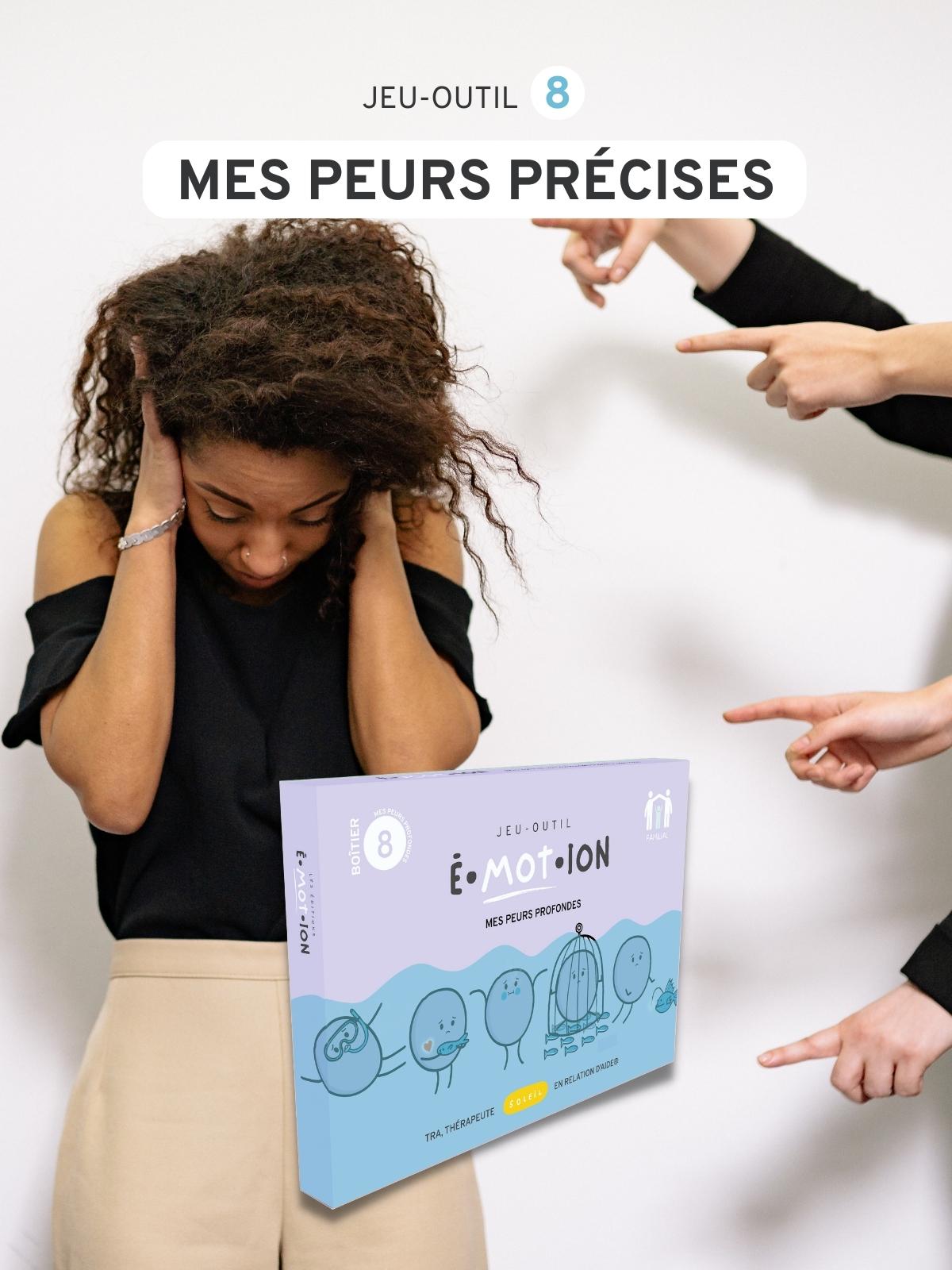 Jeu-outil É•mot•ion - Mes peurs précises | Les Éditions Émotion