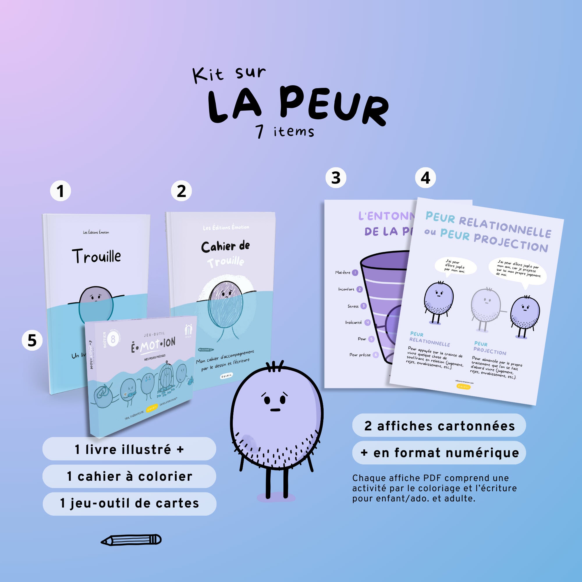 Kit sur la peur | Éditions Émotion