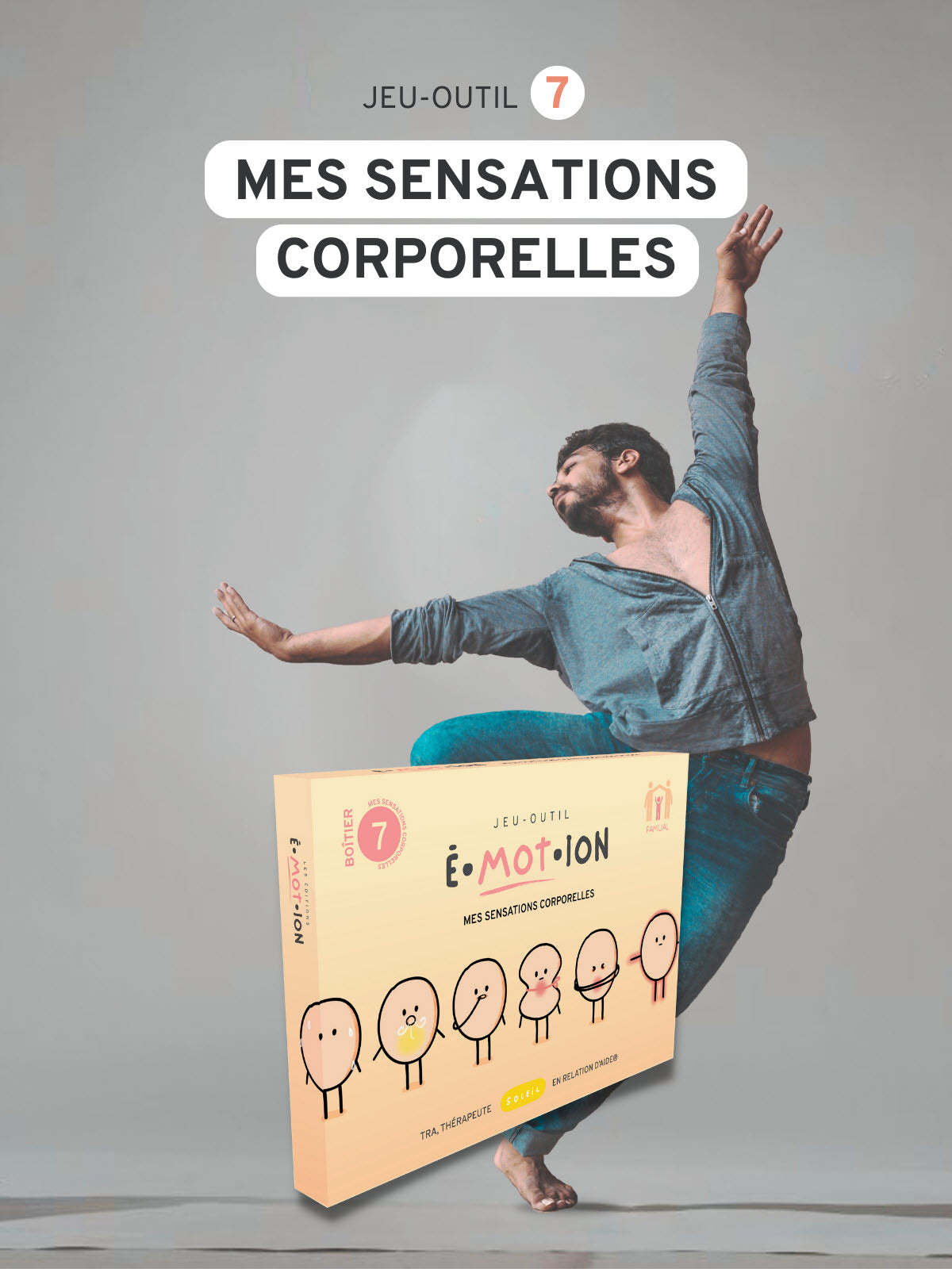 Jeu-outil É•mot•ion - Mes sensations corporelles | Les Éditions Émotion
