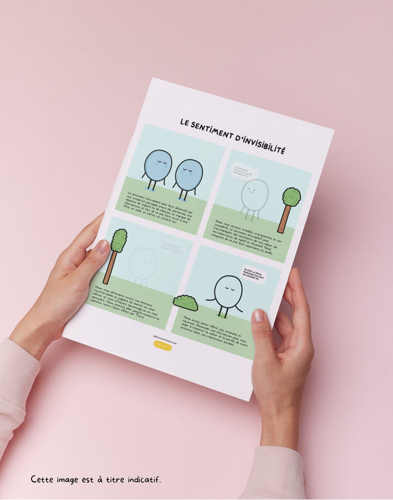 Les sentiment en BD - Invisibilité | Éditions Émotion
