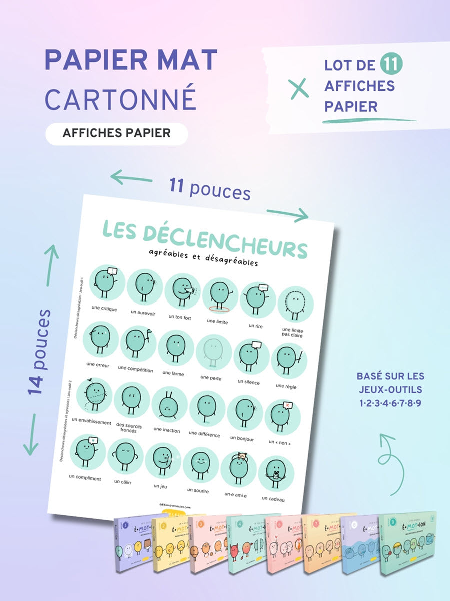 Affiches - Billie en 11 étapes | Les Éditions Émotion