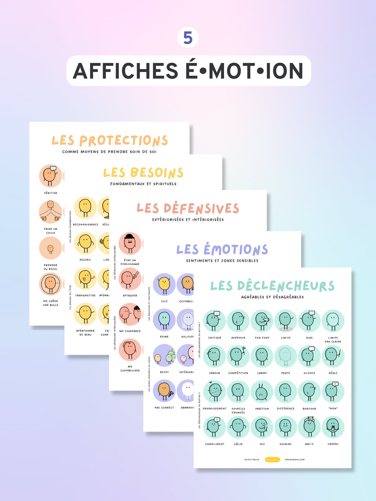 Affiches - Billie en 5 étapes | Les Éditions Émotion