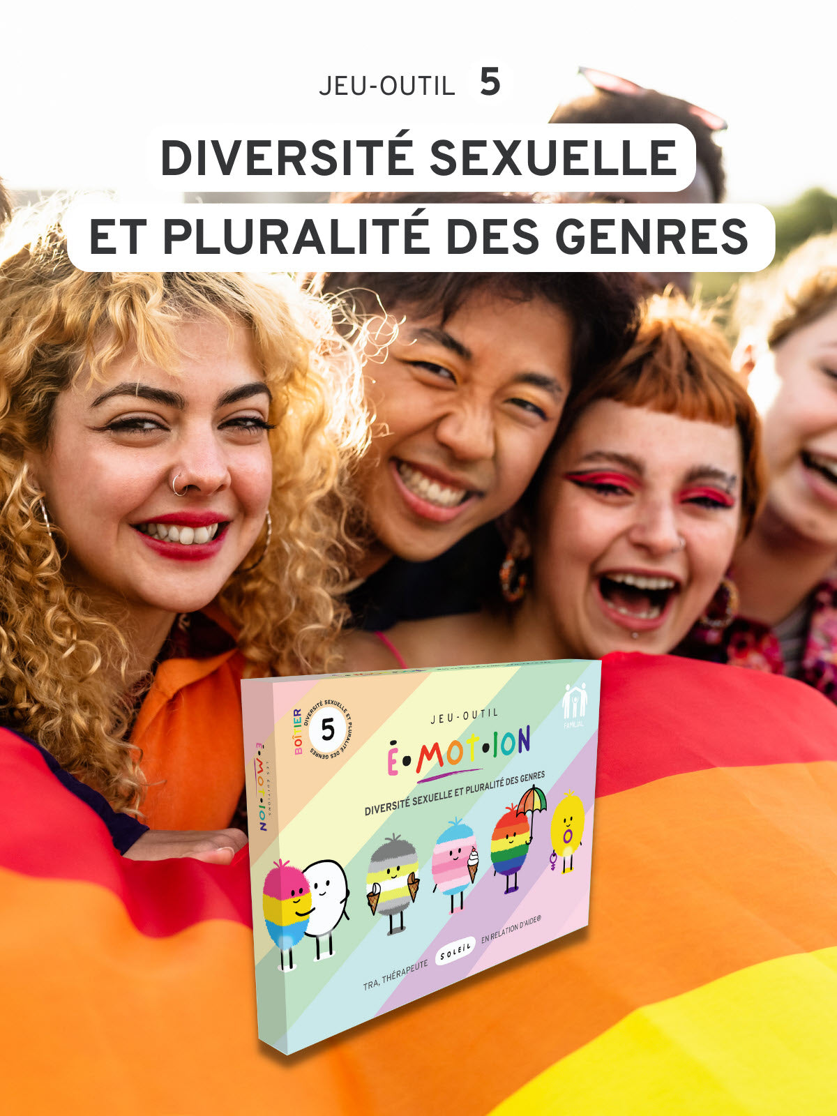 Jeu-outil É•MOT•ION - Diversité sexuelle et pluralité des genres | Éditions Émotion