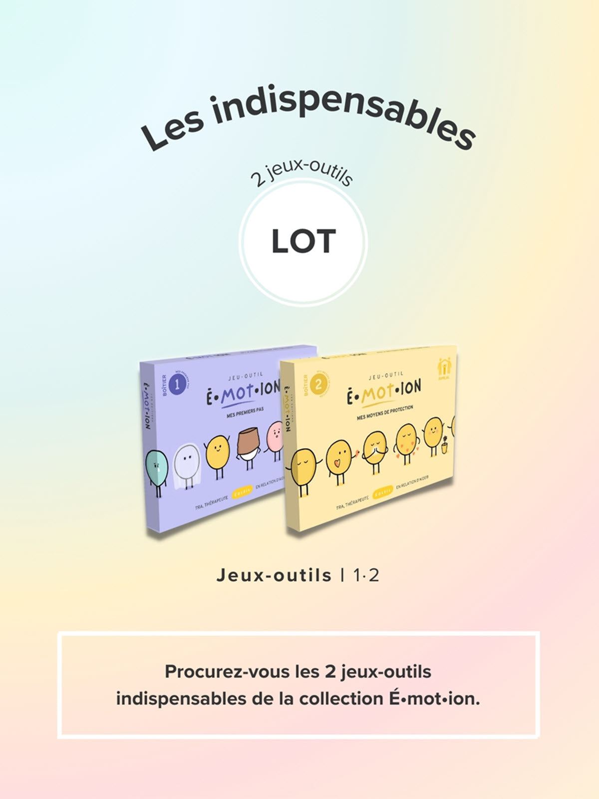 Jeux-outils É•mot•ion | Les indispensables | Éditions Émotion