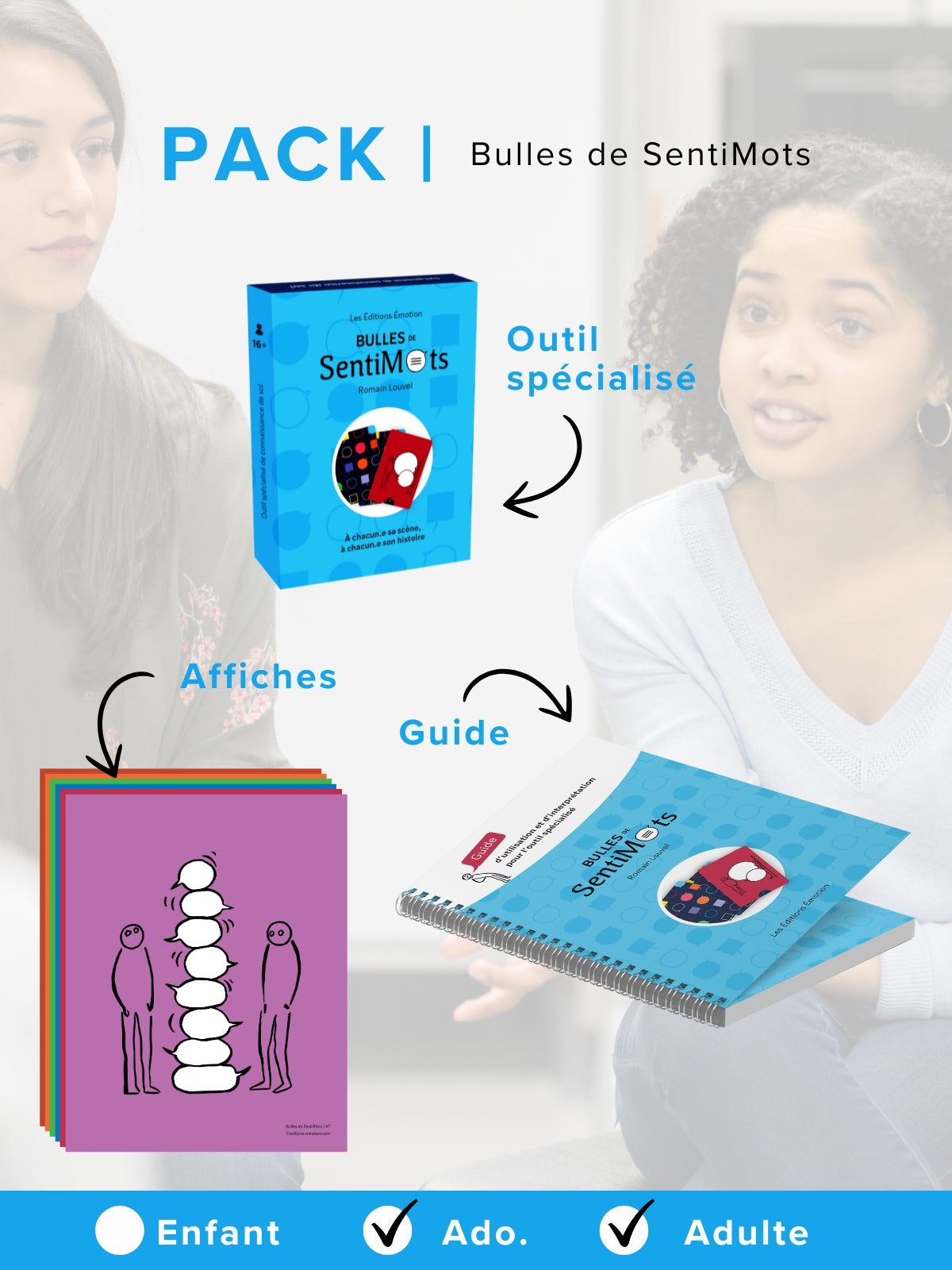 Pack | Bulles de SentiMots | Éditions Émotion