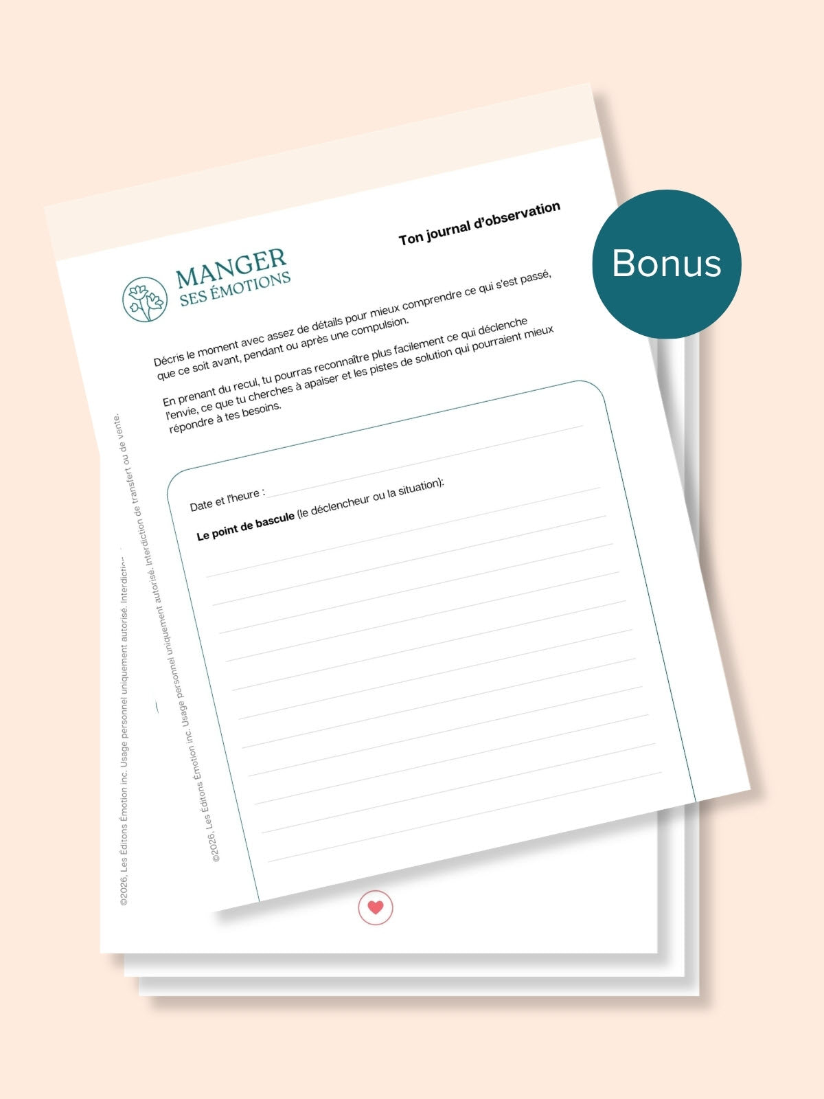 Manger ses émotions | Éditions Émotion