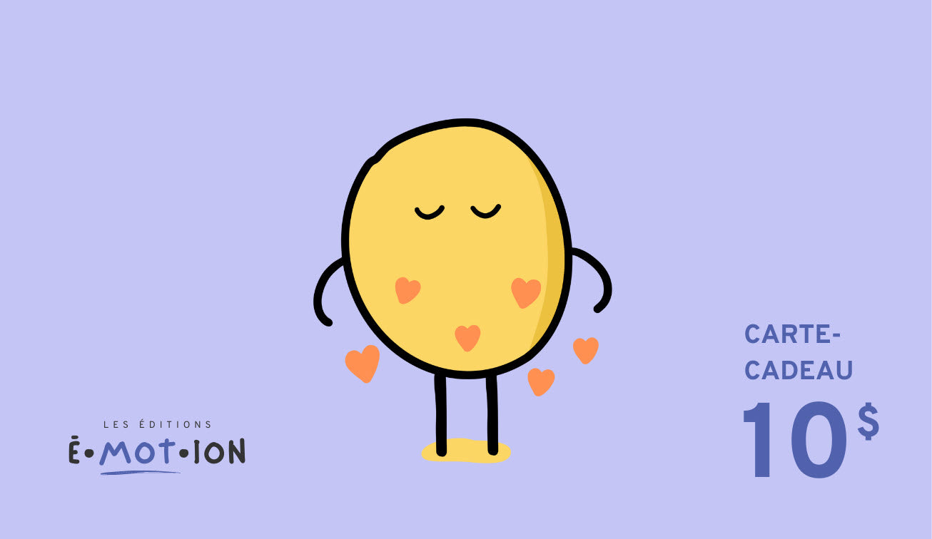 Carte-cadeau 10 $ | Les Éditions Émotion