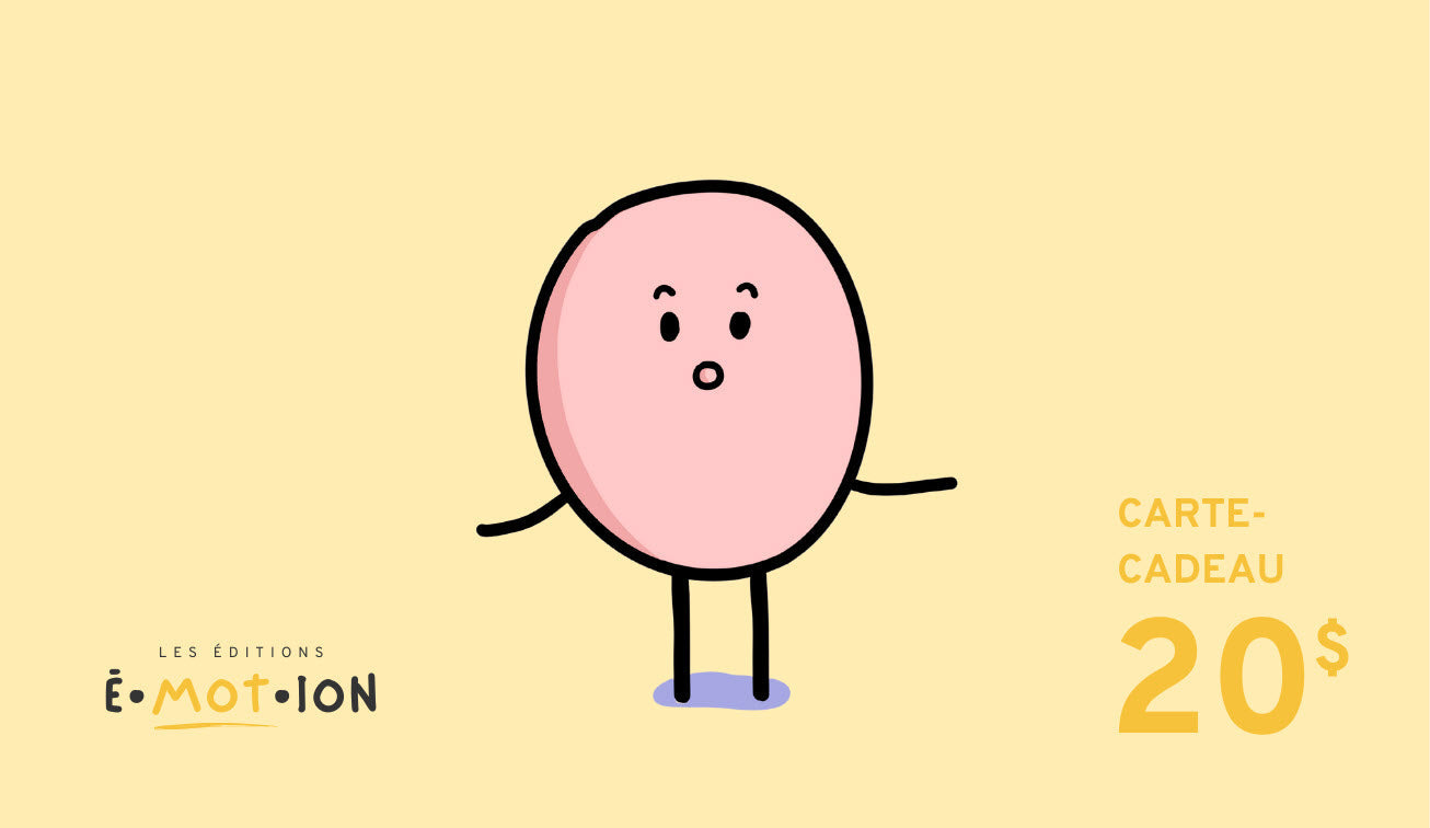 Carte-cadeau 20 $ | Les Éditions Émotion