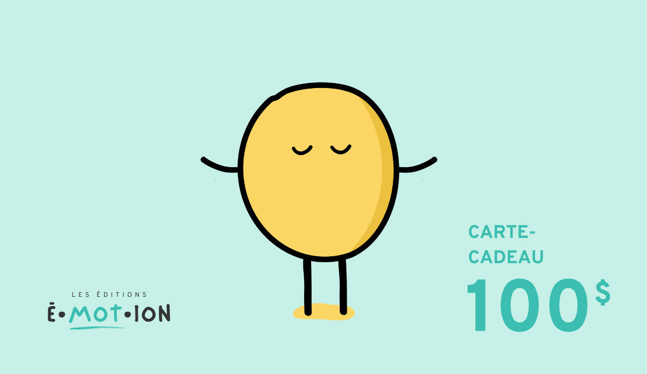 Carte-cadeau 100 $ | Les Éditions Émotion