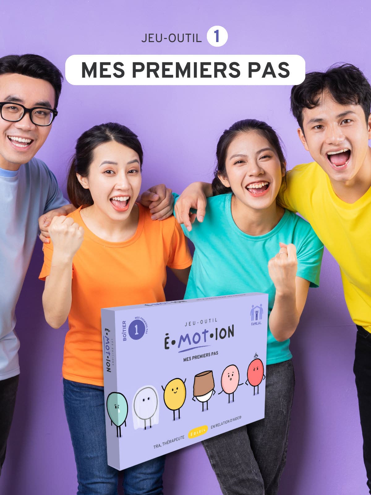 Jeu-outil É•MOT•ION - Mes premiers pas | Les Éditions Émotion