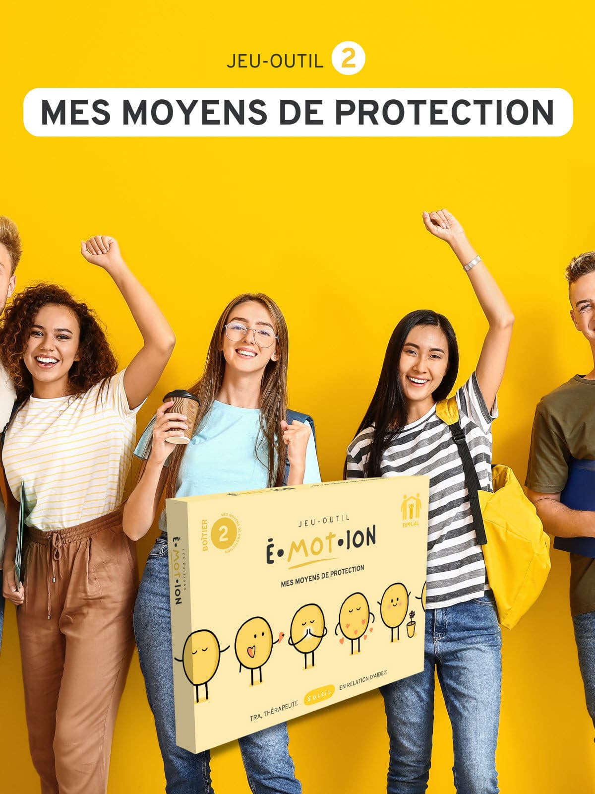 Jeu-outil É•MOT•ION - Mes moyens de protection | Les Éditions Émotion
