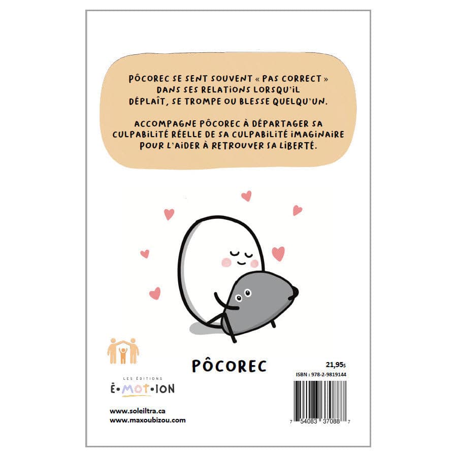 Les Éditions Émotion | Pôcorec - Un livre sur la culpabilité