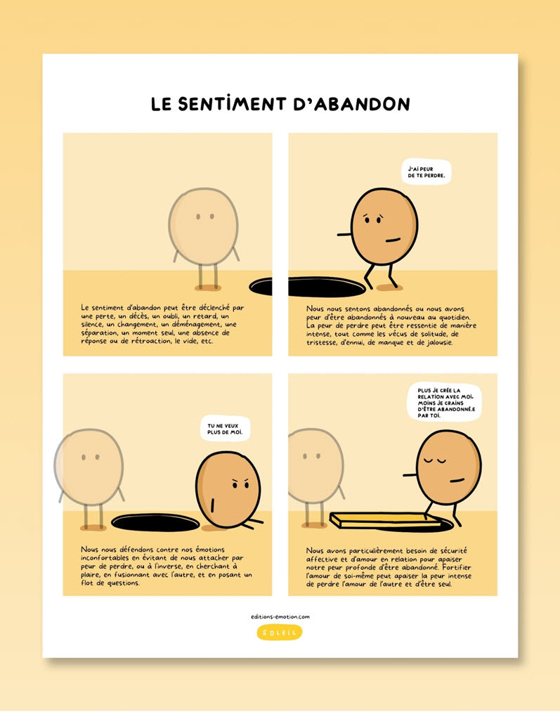 Les sentiment en BD - Abandon | Éditions Émotion