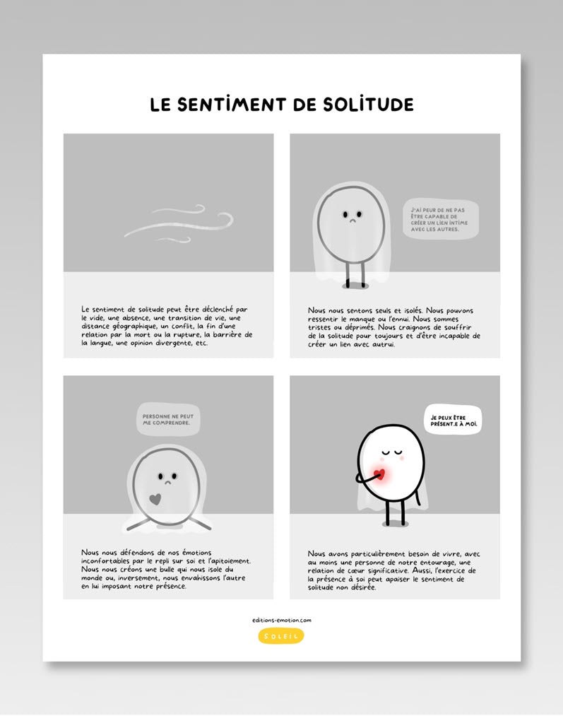 Les sentiment en BD - Solitude | Éditions Émotion