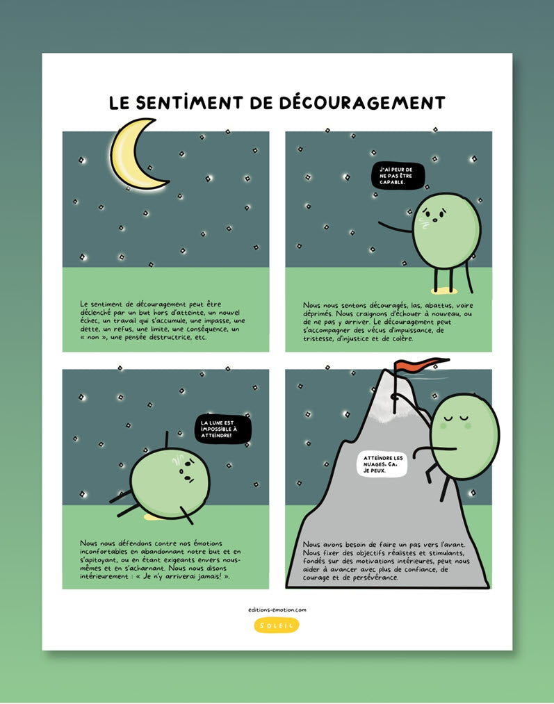 Les sentiment en BD - Découragement | Éditions Émotion