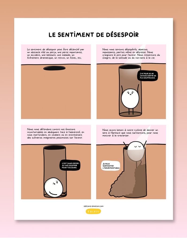 Les sentiment en BD - Désespoir | Éditions Émotion