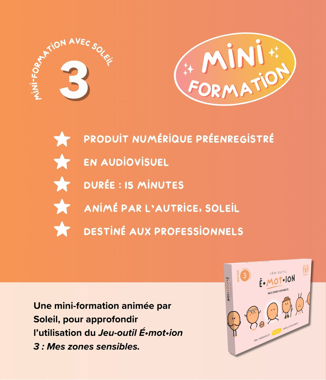 Mini-formation | Jeu-outil 3 | Éditions Émotion