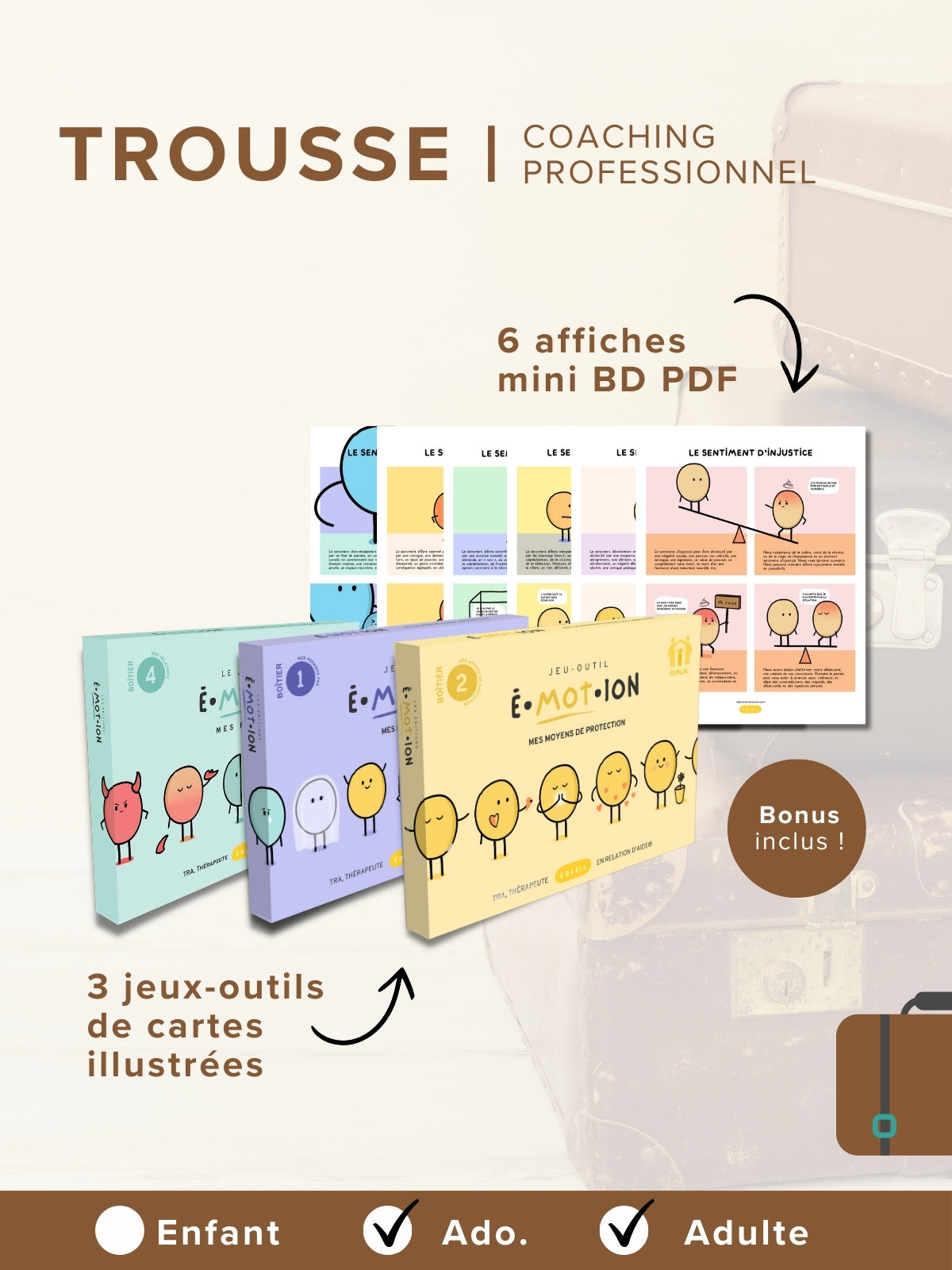 Trousse | Coaching professionnel | Éditions Émotion