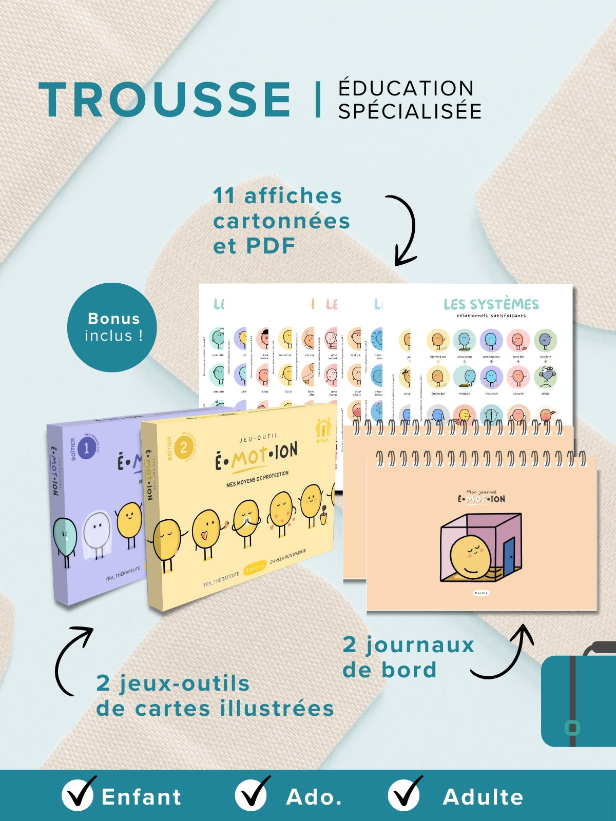 Trousse | Éducation spécialisée | Éditions Émotion