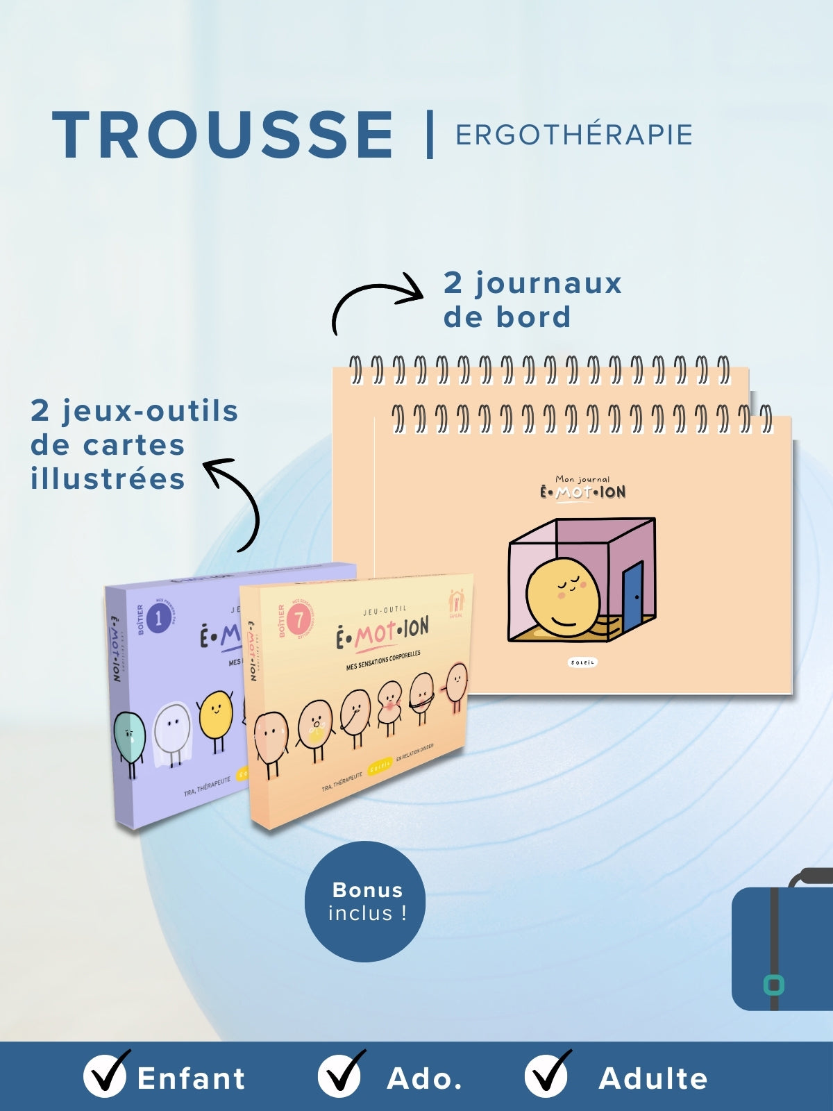 Trousse | Ergothérapie | Éditions Émotion