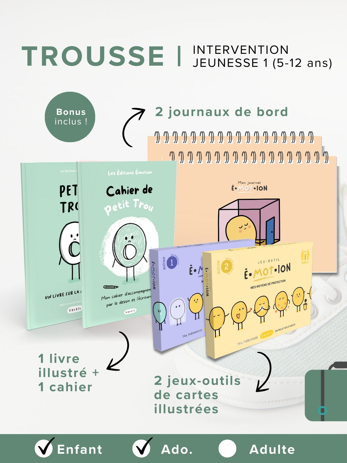 Trousse | Intervention Jeunesse 1  | Éditions Émotion