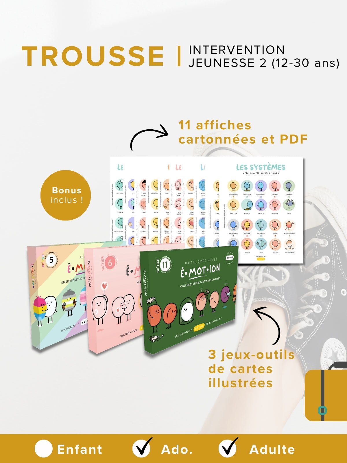 Trousse | Intervention Jeunesse 2  | Éditions Émotion