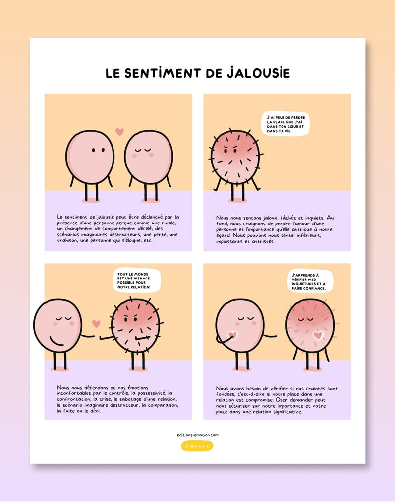 Les sentiment en BD - Jalousie | Éditions Émotion