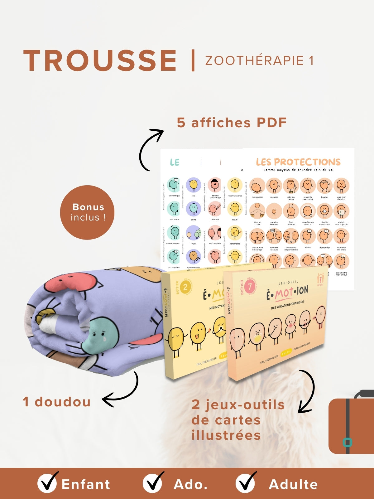 Trousse | Zoothérapie 2 | Éditions Émotion