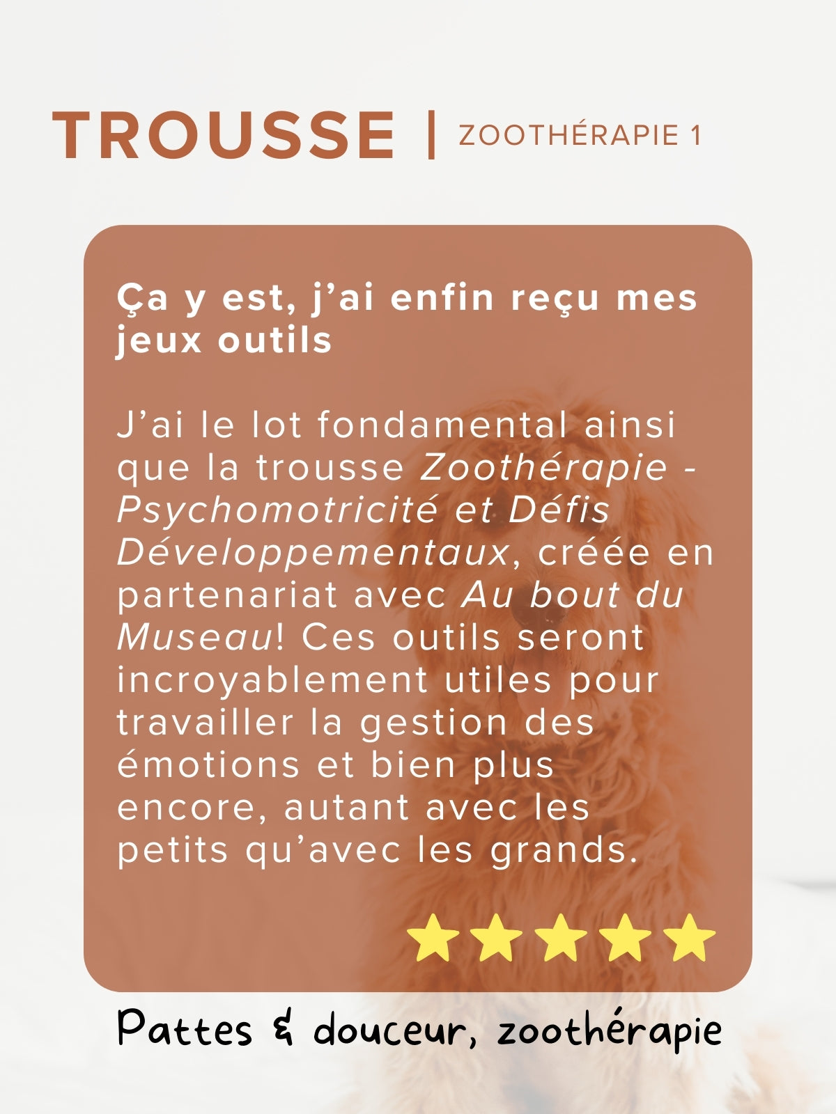Trousse | Zoothérapie 2 | Éditions Émotion