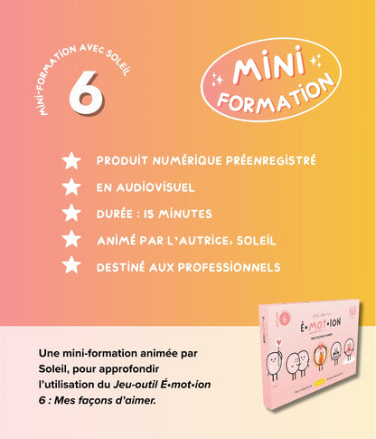 Mini-formation | Jeu-outil 6 |  Éditions Émotion