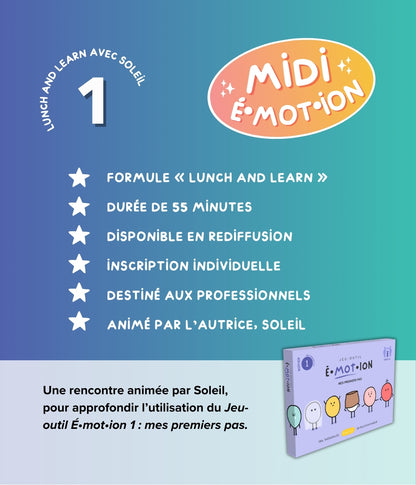 Midi É•mot•ion 1 : Mes premiers pas | Éditions Émotion