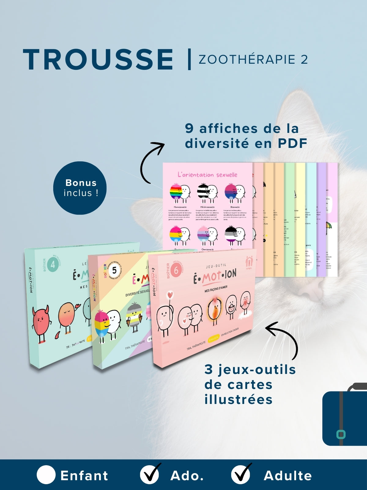 Trousse | Zoothérapie 2 | Éditions Émotion