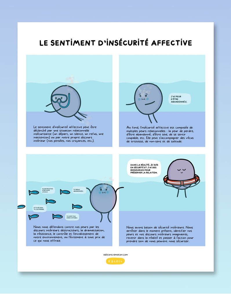 Les sentiment en BD - Insécurité affective | Éditions Émotion