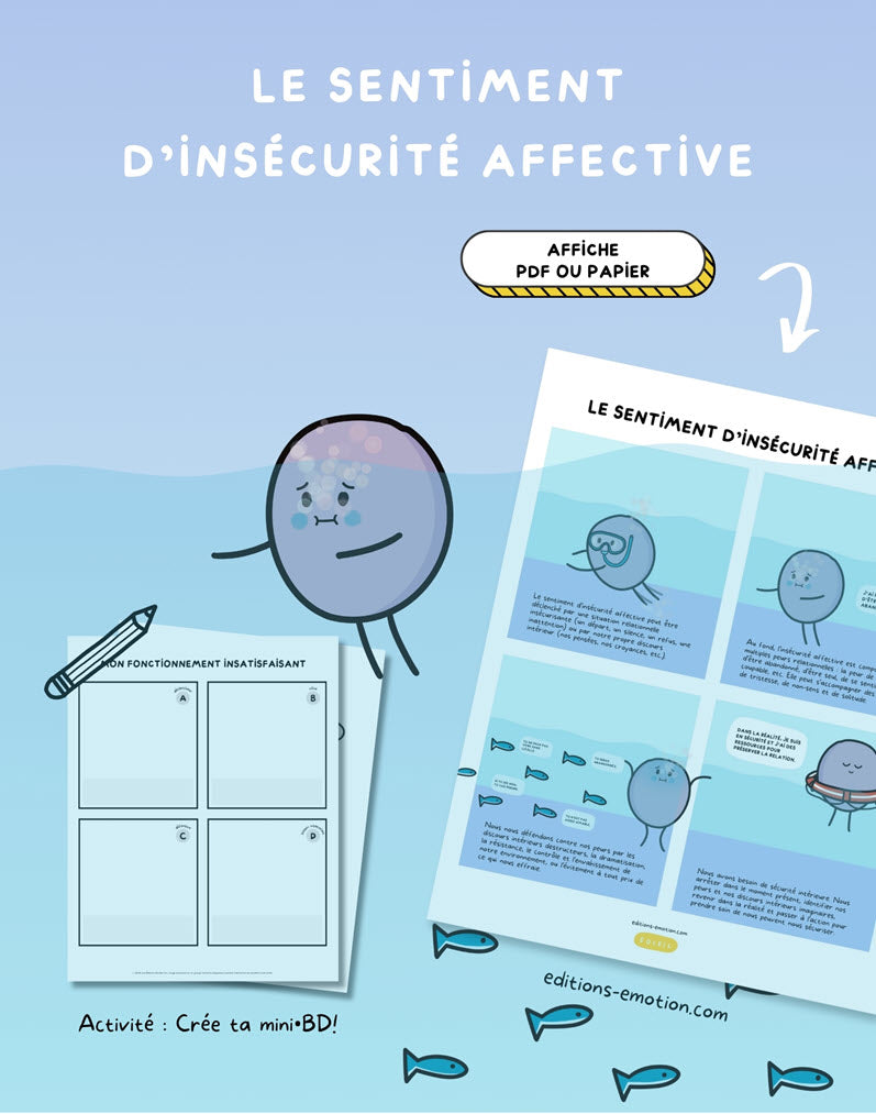 Les sentiment en BD - Insécurité affective | Éditions Émotion