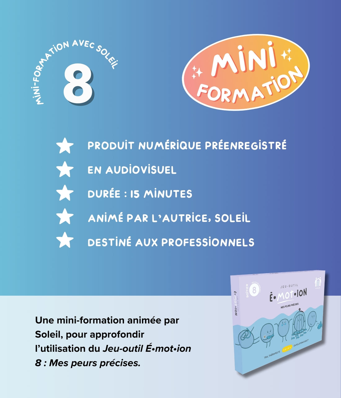 Mini-formation | Jeu-outil 8 | Éditions Émotion