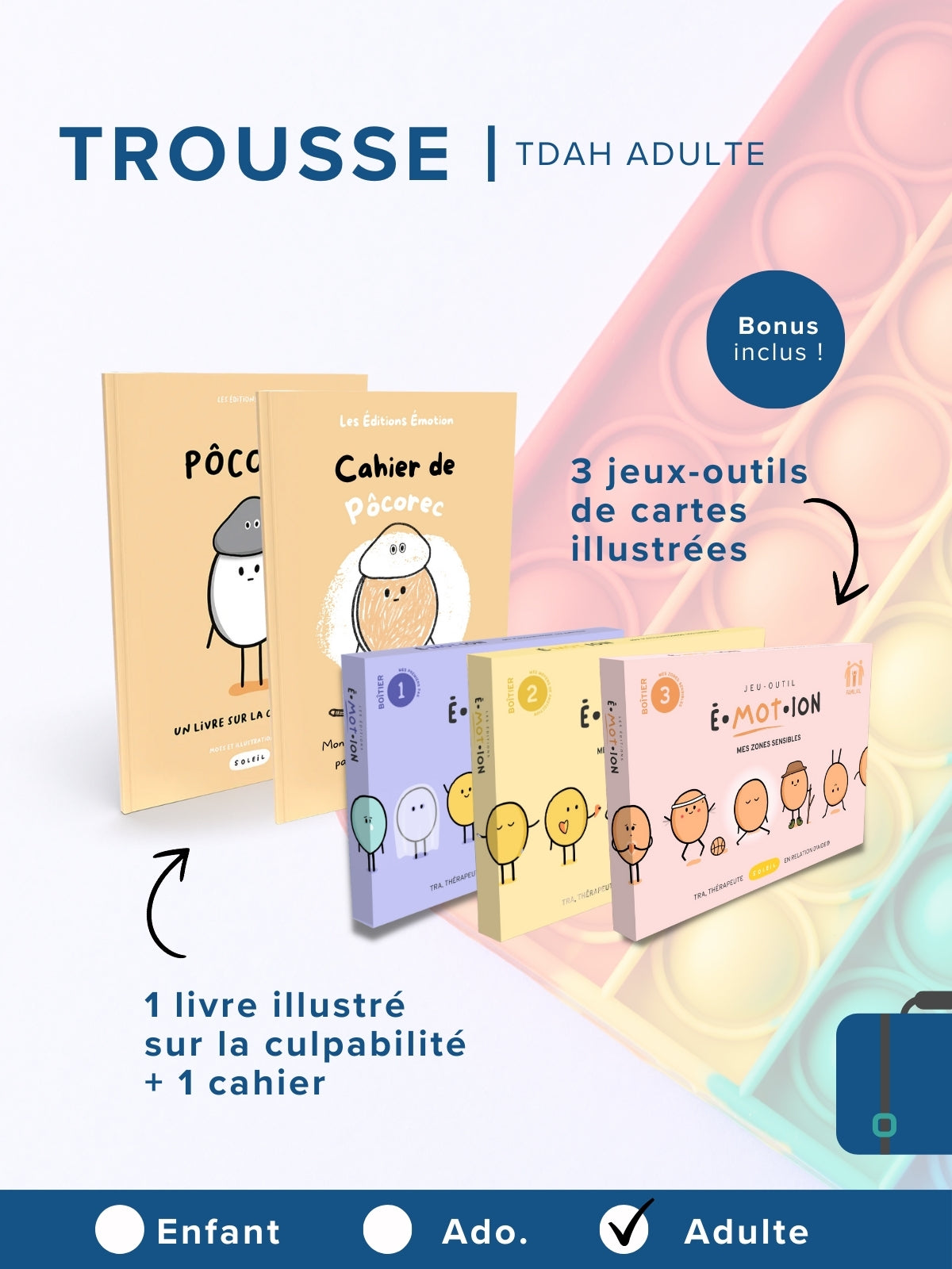 Trousse | TDAH Adulte | Éditions Émotion