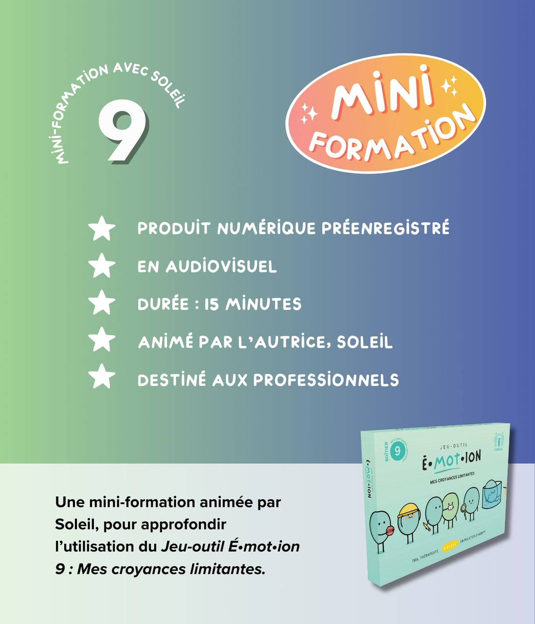Mini-formation | Jeu-outil 9 | Éditions Émotion