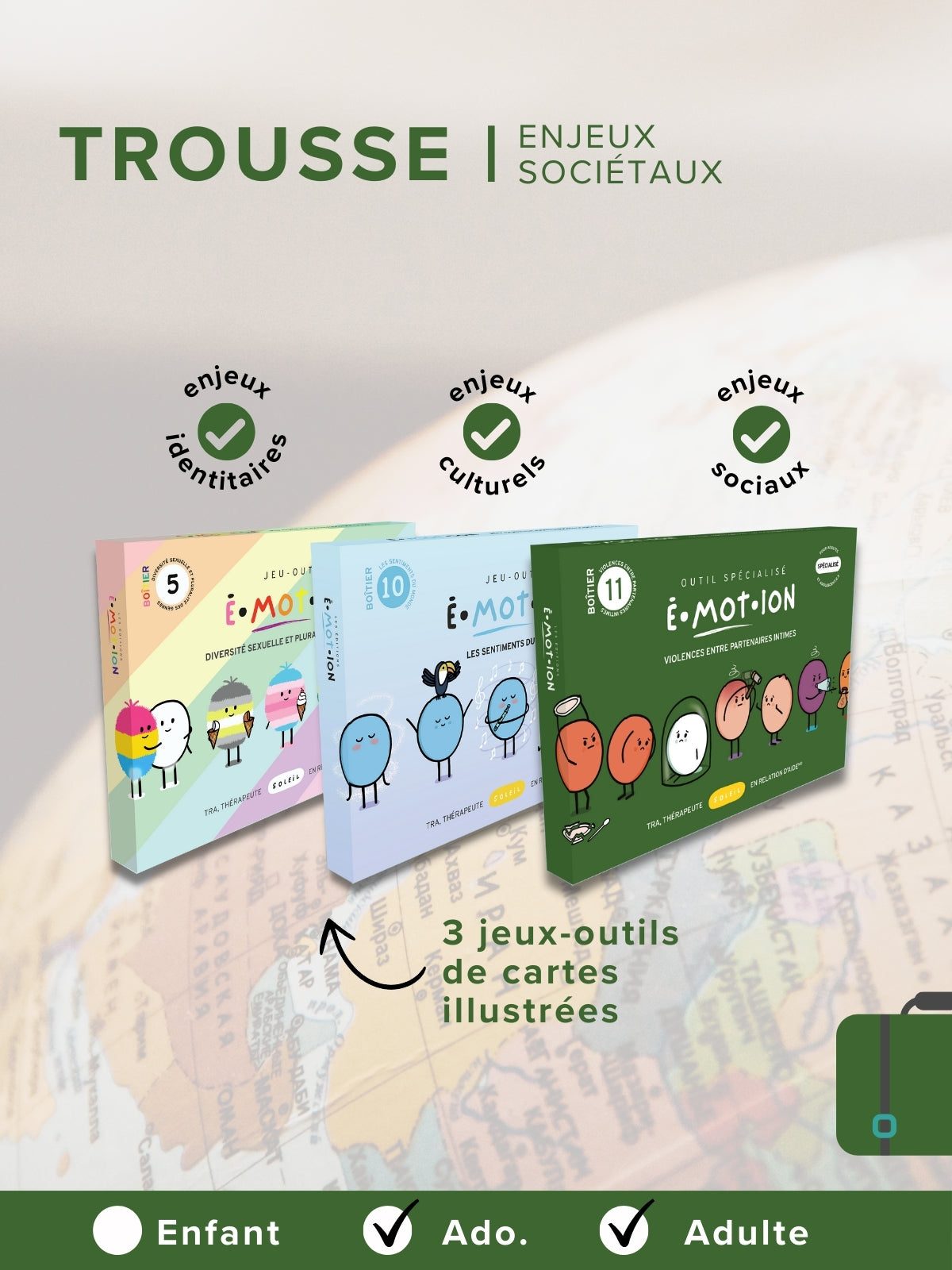 Trousse | Enjeux sociétaux | Éditions Émotion