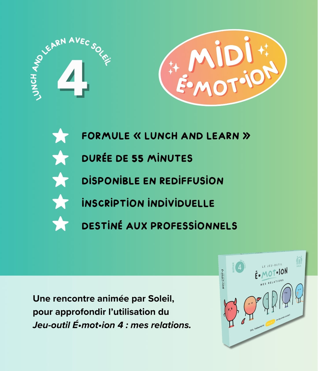 Midi É•mot•ion 4 : Mes relations | Éditions Émotion