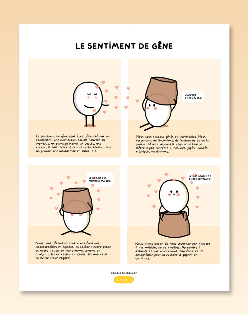 Les sentiment en BD - Gêne | Éditions Émotion