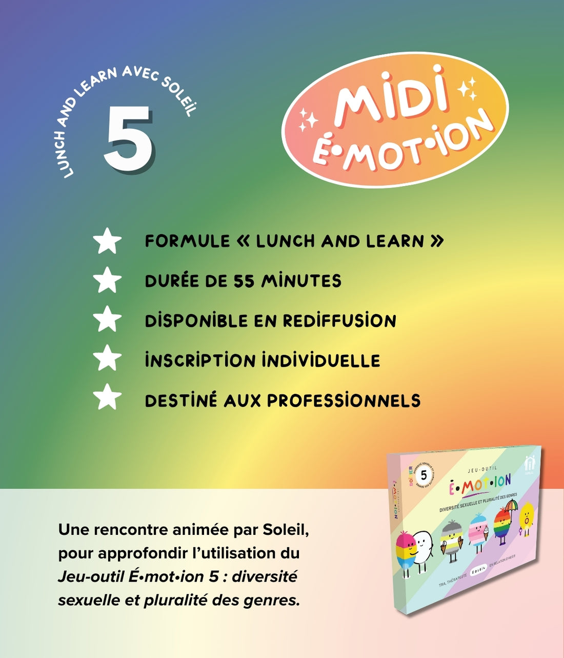 29 octobre ◊ Midi É•mot•ion 5 : Diversité sexuelle et pluralité des genres