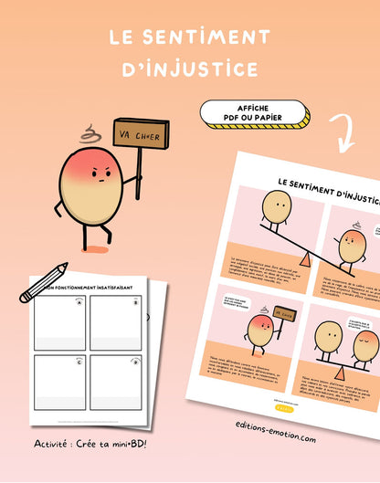 Les sentiment en BD - Injustice | Éditions Émotion
