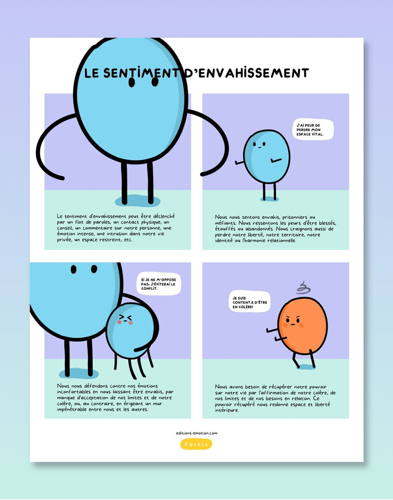 Les sentiment en BD - Envahissement | Éditions Émotion