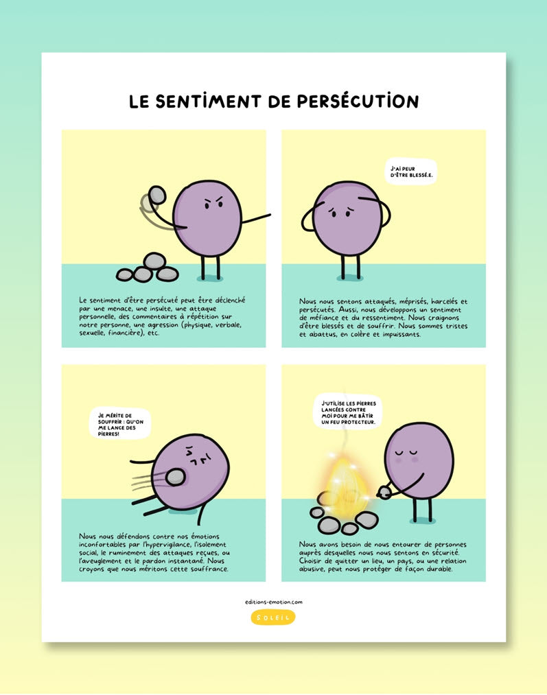 Les sentiment en BD - Persécution | Éditions Émotion