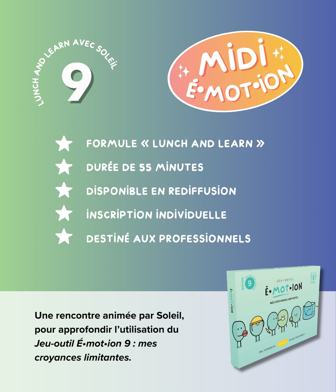 Midi É•mot•ion 9 : Mes croyances limitantes | Éditions Émotion