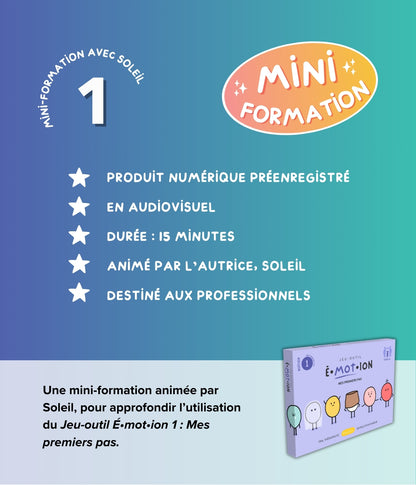 Mini-formation | Jeu-outil 1 | Éditions Émotion
