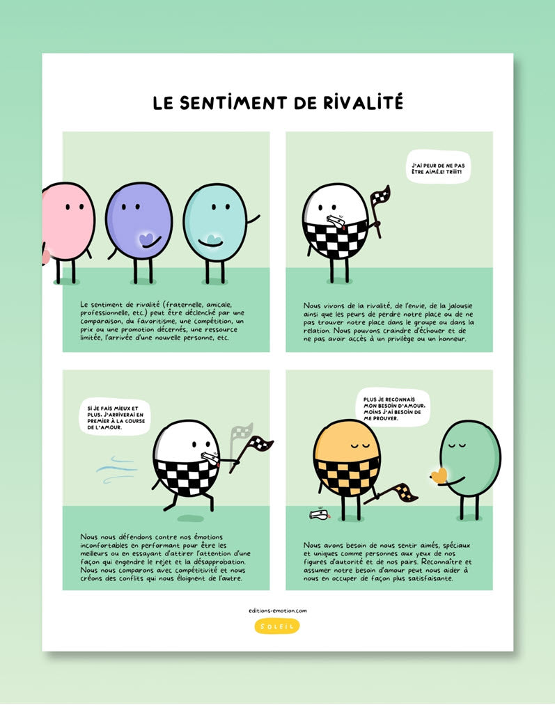 Les sentiment en BD - Rivalité | Éditions Émotion