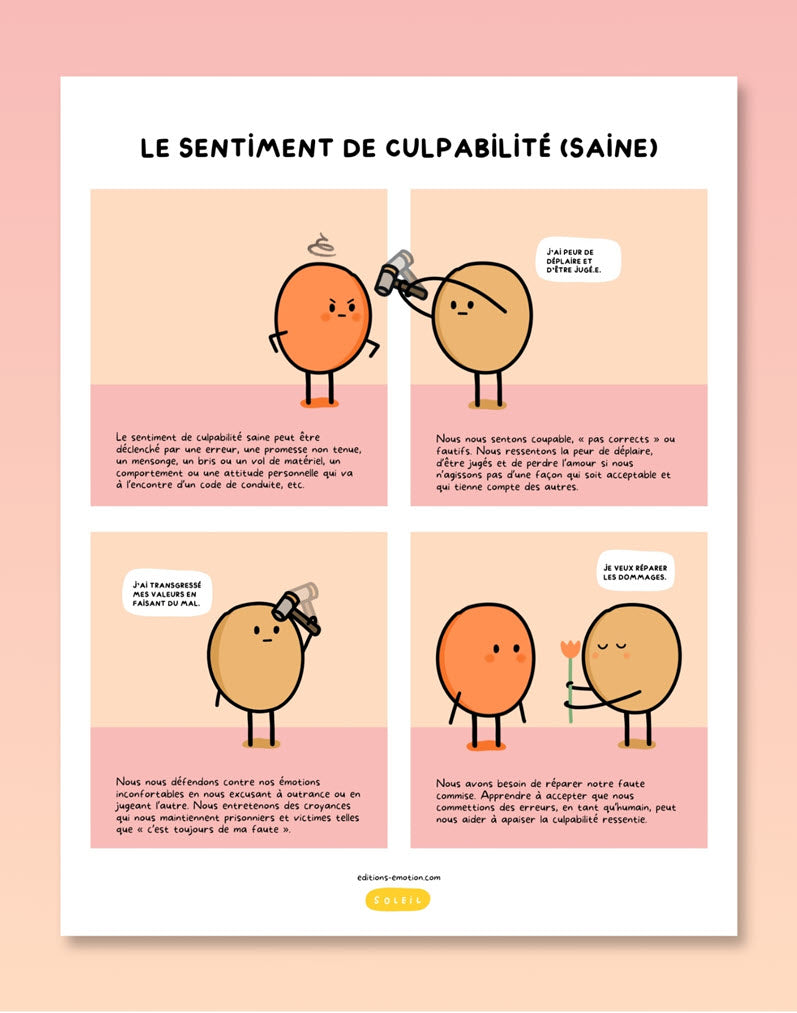 Les sentiment en BD - Culpabilité (saine) | Éditions Émotion